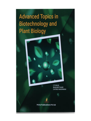 cover image of Advanced Topics in Biotechnology and Plant Biology
